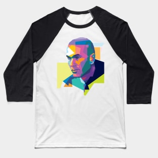 Zinedine Zidane WPAP V1 Baseball T-Shirt